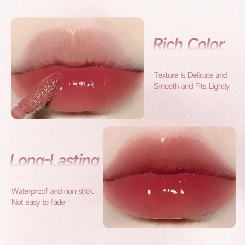 Moisturizing Sexy Lips Plumper - Long Lasting, Shiny Lip Plumper, Lip Tint Makeup Jelly Lip Glaze