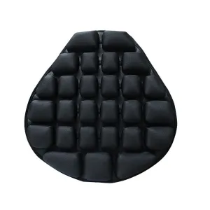 Motorcycle Air Seat Cushion Pressure Relief Ride Cover Black for Harley