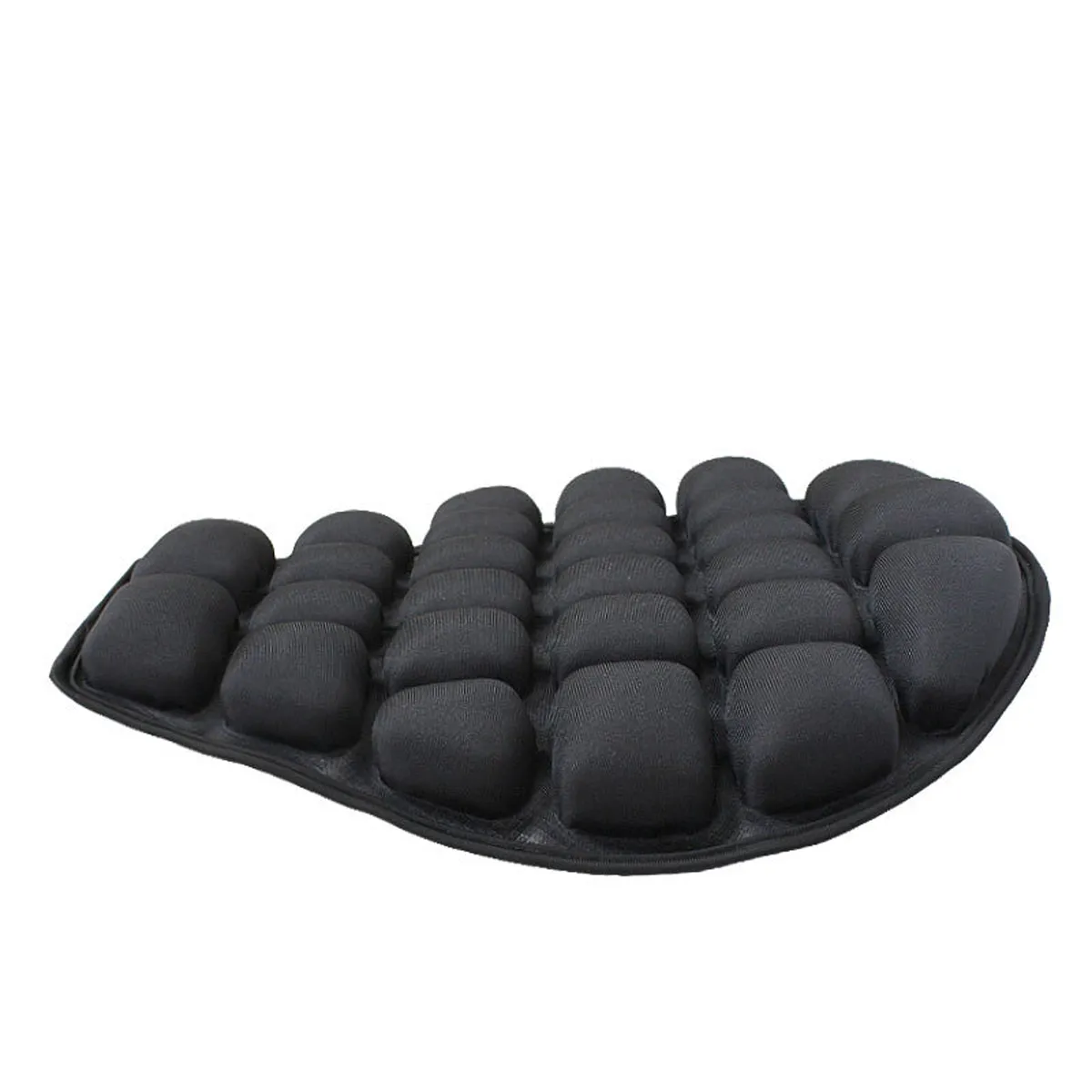 Motorcycle Air Seat Cushion Pressure Relief Ride Cover Black for Harley