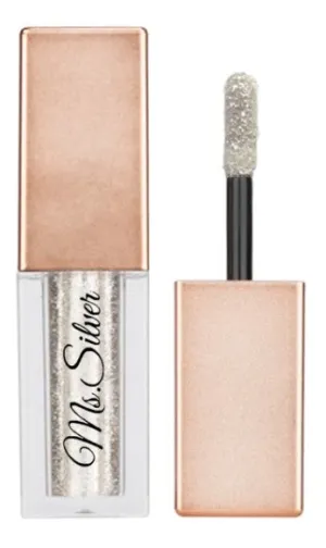 Ms.Silver - Glow Shimmer Liquid Eyeshadow Topper - SILVER