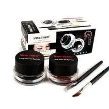Music Flower long lasting gel eyeliner (smudge-proof) Black and Brown