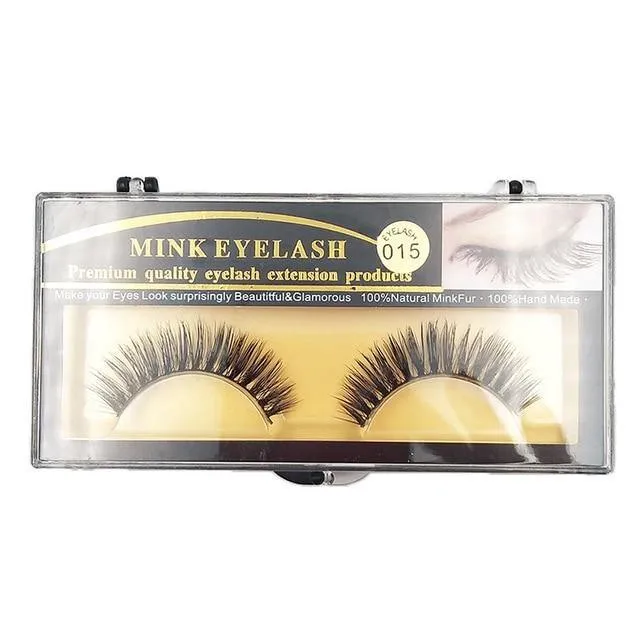 Natural Eyelashes 100%  Lightweight Mink Eyelashes Wispy / Volume Lashes