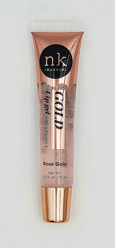 NICKA K NEWYORK NK Gold Lip Gel Vitamin E Rose Gold