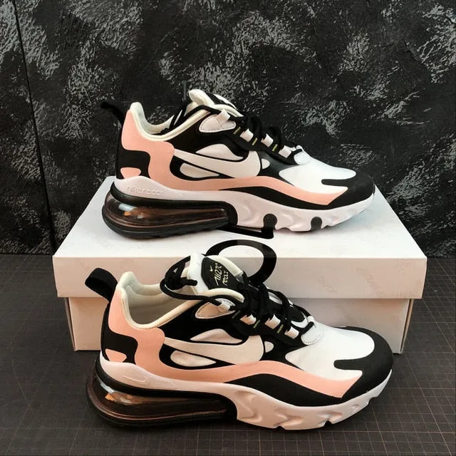 Nike- air max 270 mens running shoes original air cushion breathable comfort brand sneakers women sport shoes