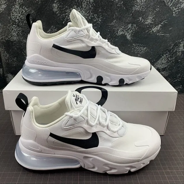 Nike- air max 270 mens running shoes original air cushion breathable comfort brand sneakers women sport shoes