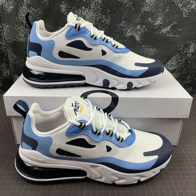 Nike- air max 270 mens running shoes original air cushion breathable comfort brand sneakers women sport shoes