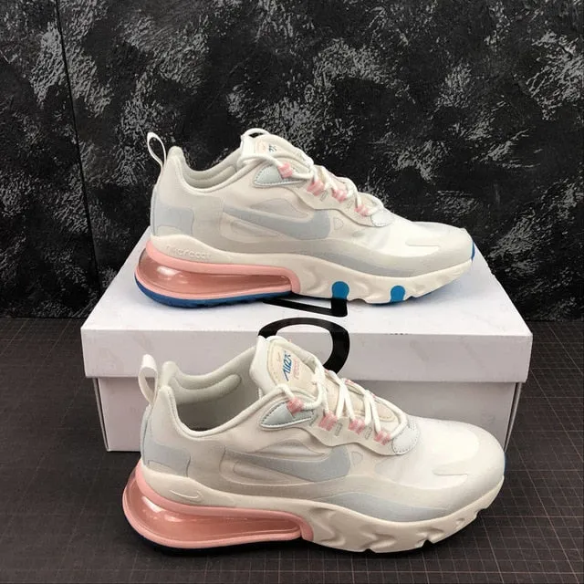 Nike- air max 270 mens running shoes original air cushion breathable comfort brand sneakers women sport shoes