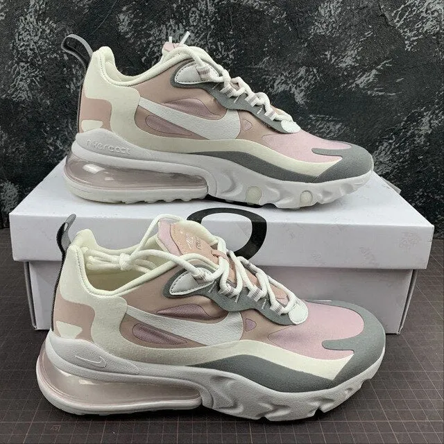 Nike- air max 270 mens running shoes original air cushion breathable comfort brand sneakers women sport shoes