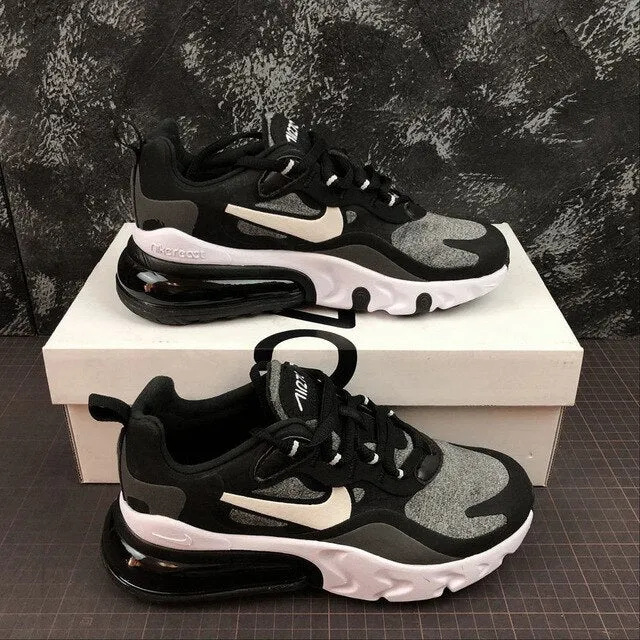 Nike- air max 270 mens running shoes original air cushion breathable comfort brand sneakers women sport shoes