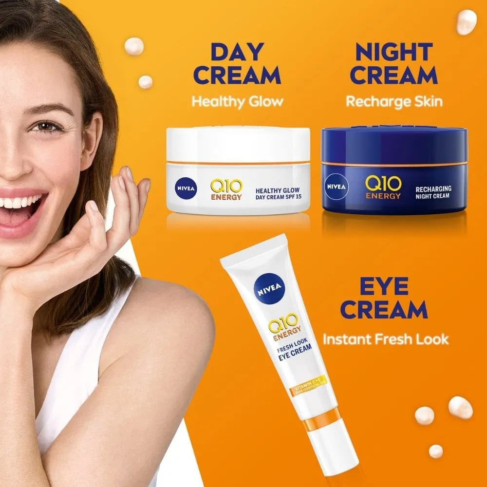 Nivea Q10 Energy Fresh Look Eye Cream 15ml