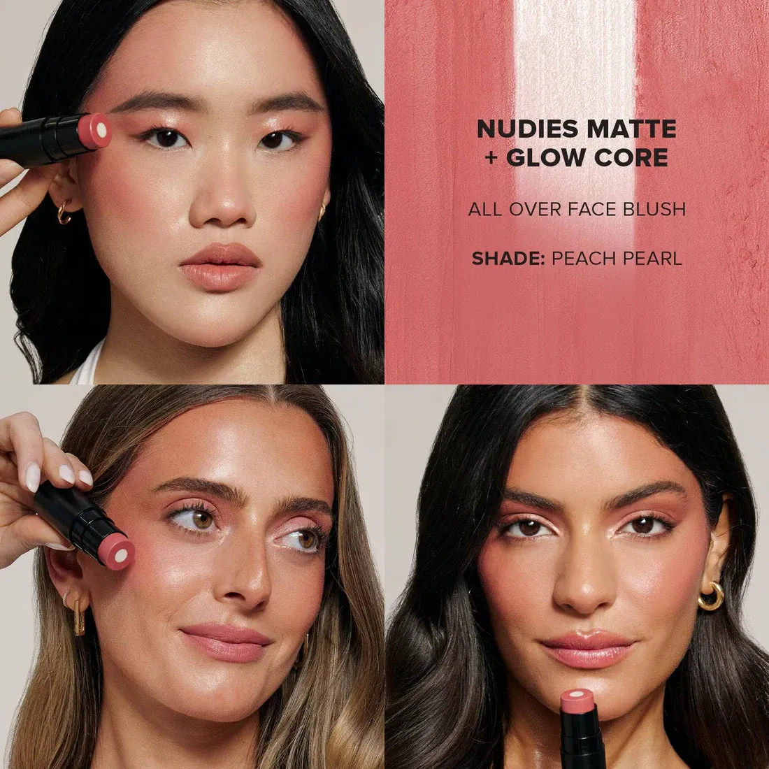 Nudestix - Nudies Matte   Glow Core - Peach Pearl