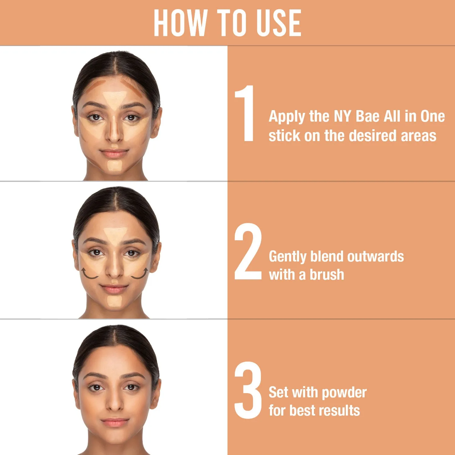 NY Bae All In One Stick| Foundation, Concealer, Contour, Colour Corrector| For Wheatish Skin| Flawless Texture| Sand From Bronx Zoo 13