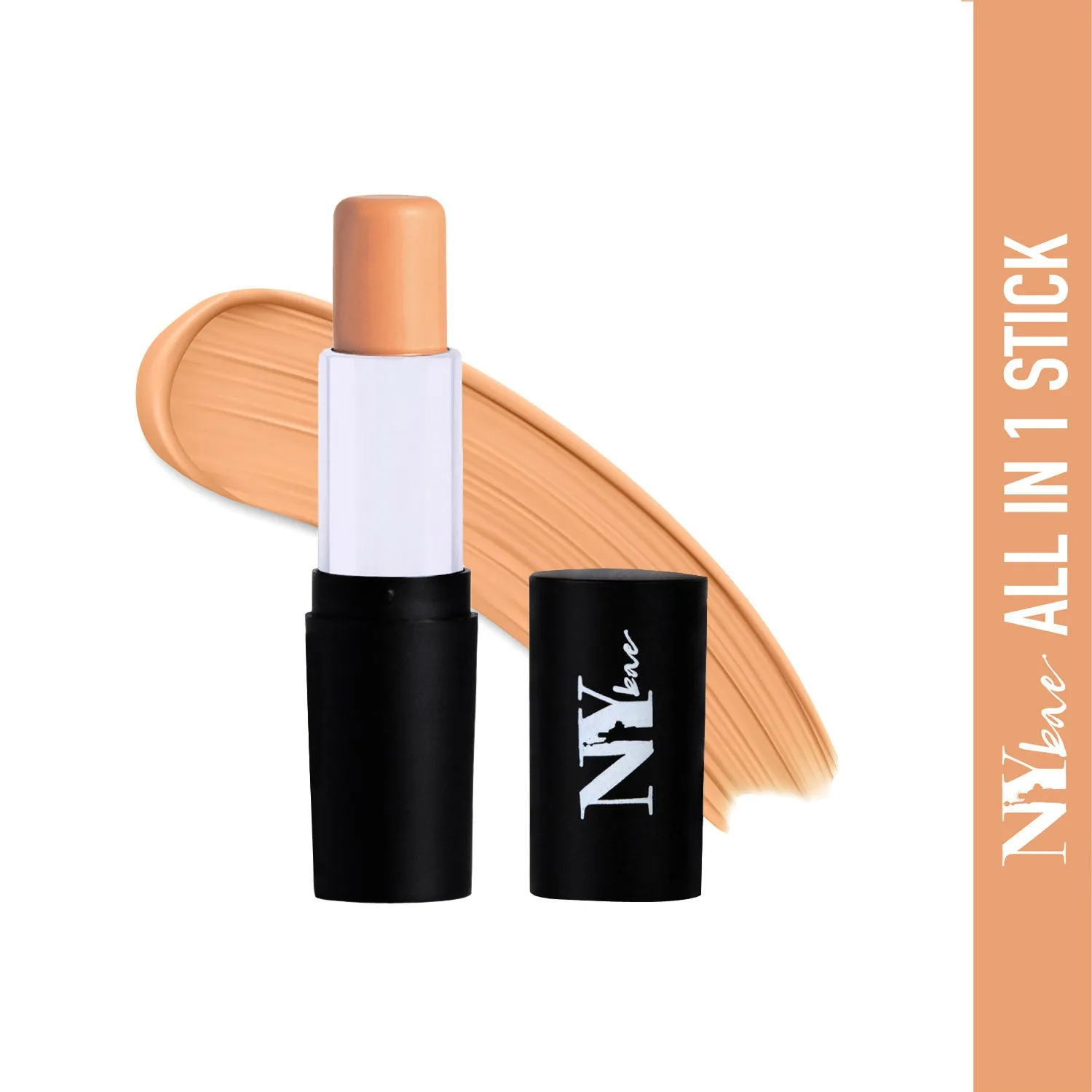 NY Bae All In One Stick| Foundation, Concealer, Contour, Colour Corrector| For Wheatish Skin| Flawless Texture| Sand From Bronx Zoo 13