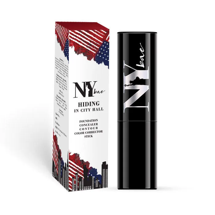 NY Bae Castor Oil Infused Foundation Concealer Colour Corrector Stick, For Fair - Wheatish Skin, Hiding in City Hall - The Honey Secret Treasures 19 (4.8 g)