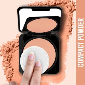 NY Bae Runway Radiance Compact Powder - Beige 03 (9 g) | Wheatish Skin | Matte Finish | Rich Colour | Blurs Imperfections | Long Wearing
