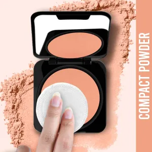 NY Bae Runway Radiance Compact Powder - Toffee 06 (9 g) | Dusky Skin | All Skin Types | Natural Matte Finish | High Colour Payoff | Blurs Imperfections | Smooth & Even Application | Long lasting | Perfect for Daily Wear
