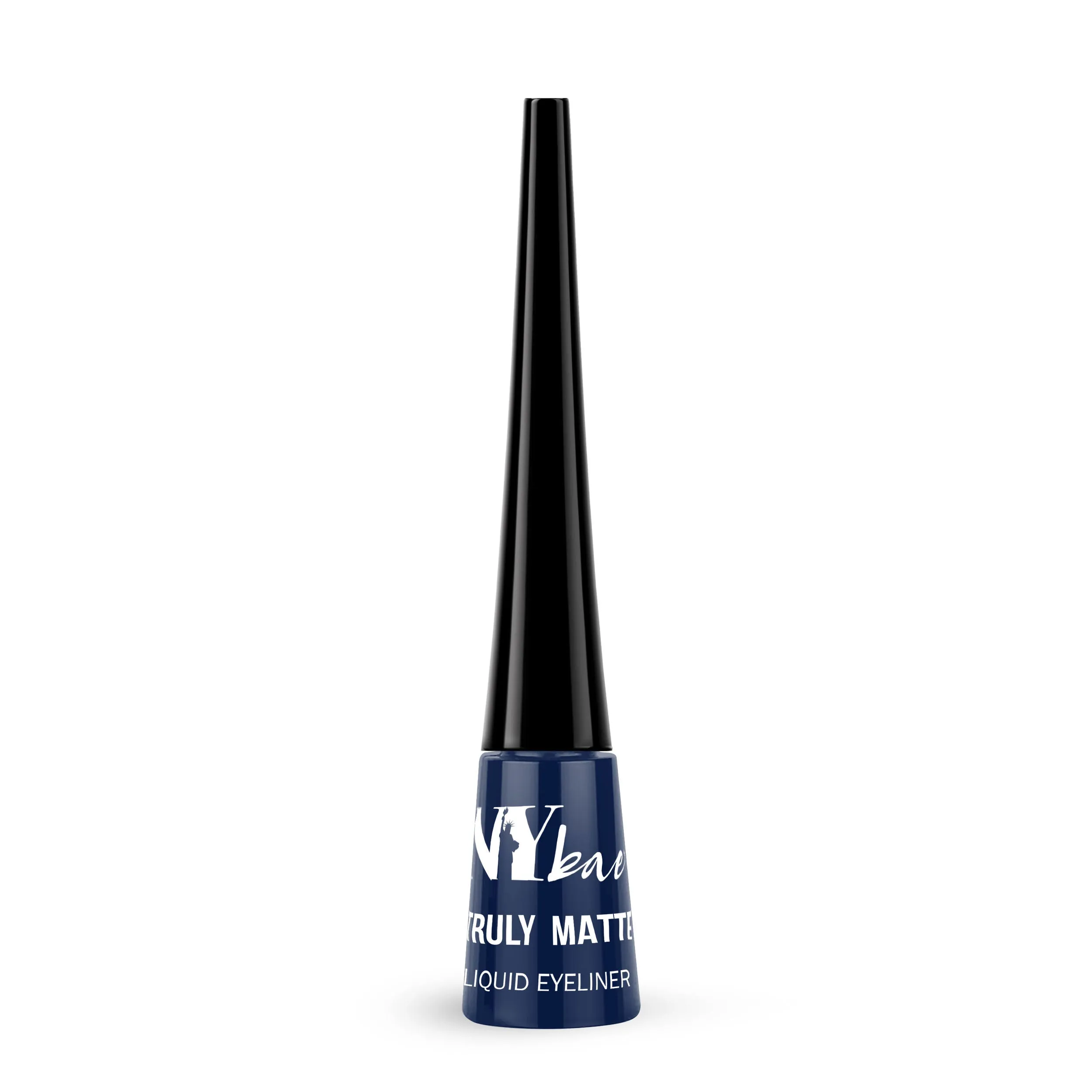 NY Bae Truly Matte Liquid Eyeliner - Brave Blue (4.5 ml) | Matte Finish | Super Pigmented | Long lasting | Quick Drying | Waterproof