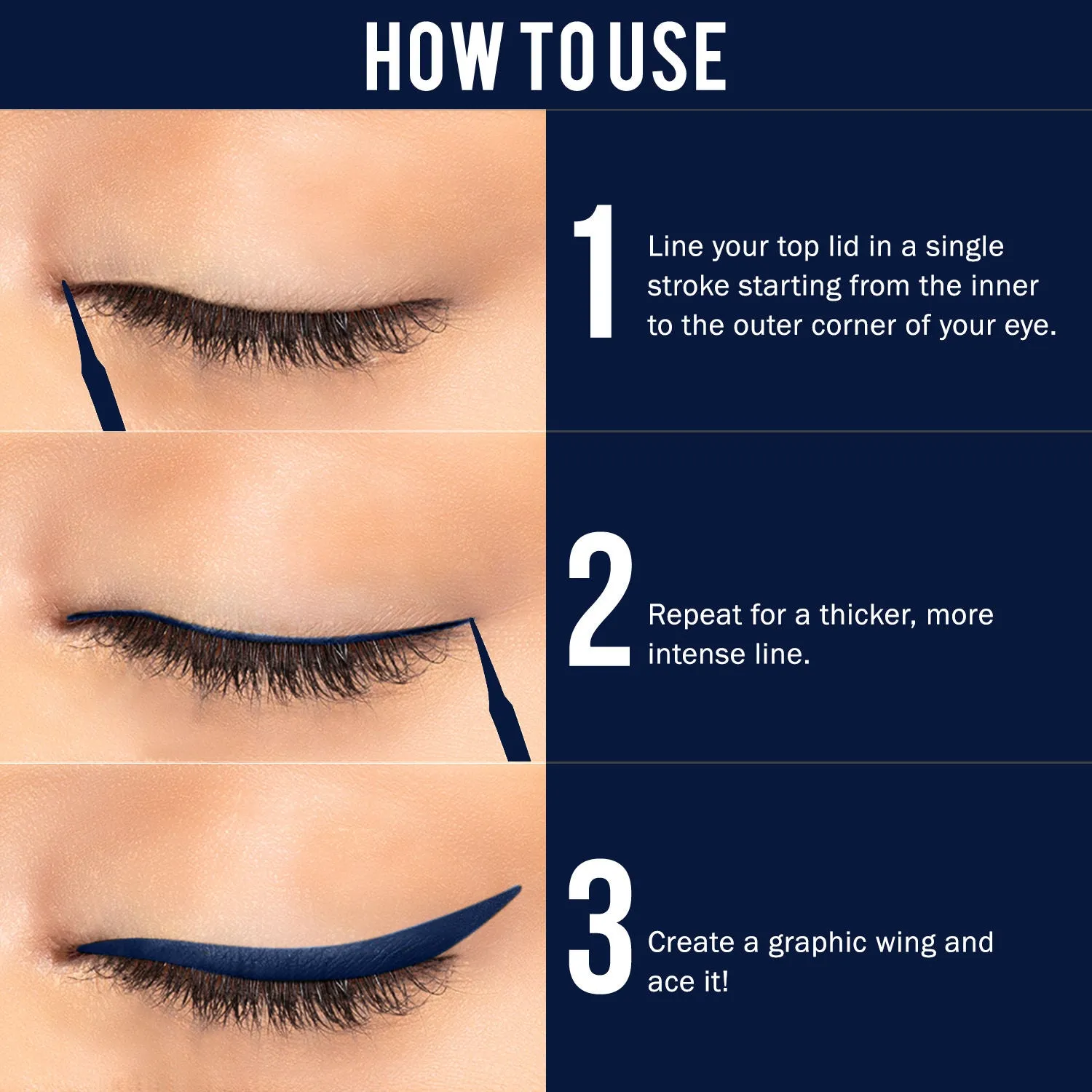 NY Bae Truly Matte Liquid Eyeliner - Brave Blue (4.5 ml) | Matte Finish | Super Pigmented | Long lasting | Quick Drying | Waterproof