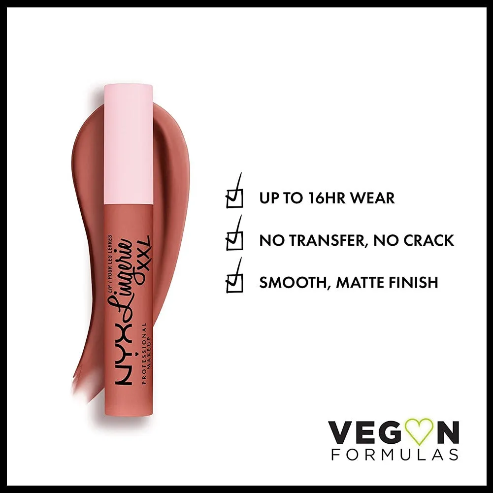 NYX Make Up Professional Lip Lingerie XXL Matte Liquid Lipstick Vegan Formula