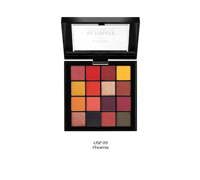 NYX Ultimate Eyeshadow Palette #USP09- Phoenix 16x 0.83g 0.02oz