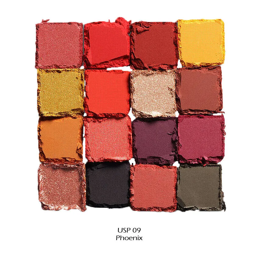 NYX Ultimate Eyeshadow Palette #USP09- Phoenix 16x 0.83g 0.02oz