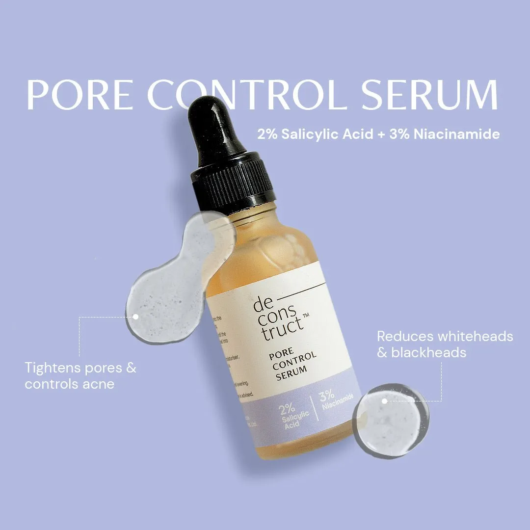 Oil Control Duo - Pore Control Serum   Brightening Serum