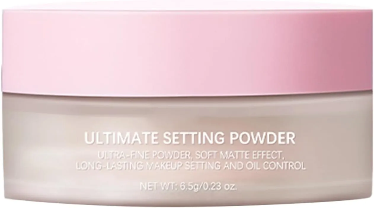 Oil Control Setting Powder with Korean Cosmetic Loose Powder for Smooth Skin Matte Makeup Effect for Women Girls