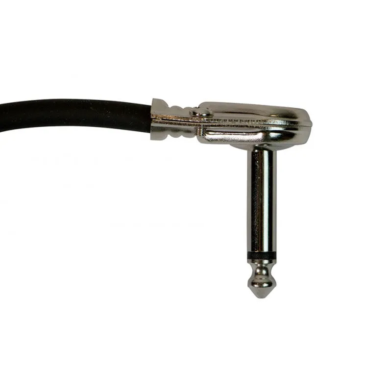 On-Stage PC512B Patch Cable with Pancake Connectors (Black) - 1'