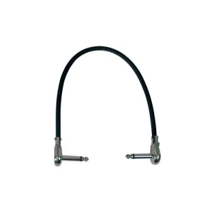 On-Stage PC512B Patch Cable with Pancake Connectors (Black) - 1'