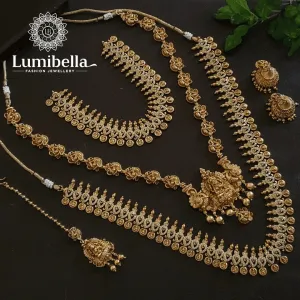 One Gram Gold Semi Bridal Jewellery