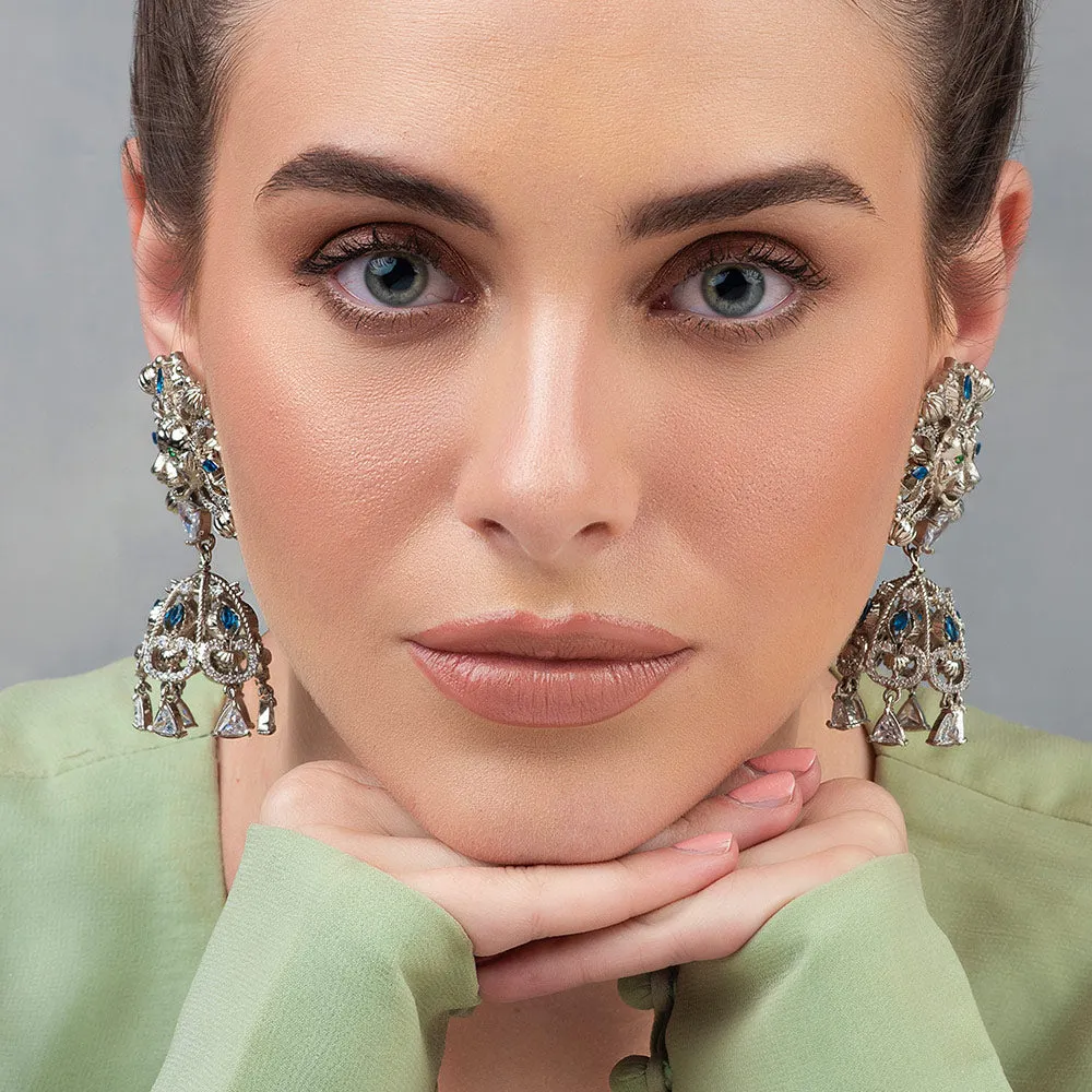 Panthera Tinniat Jhumka Earrings