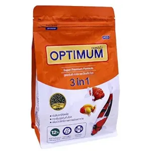 PCG 3 in 1 Fish Food for Carp, Goldfish and Cichlid Spirulina 12% Floating Type by Jainsons (Small Pallet), 400g g