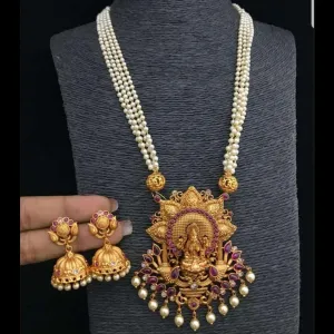 Pearl Style Matte finish neckset