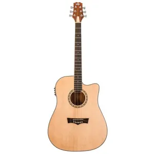 Peavey DELTA-WOODS DW-2 CE Solid Top Cutaway Acoustic Electronic Guitar w/ Case