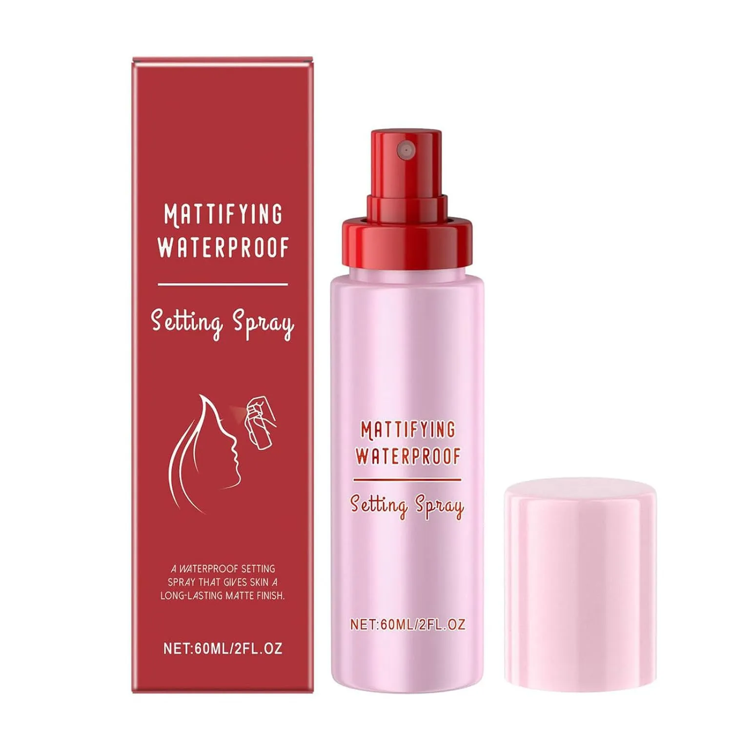 Powder Melt Glass Setting Spray, Makeup wear up to 12 hours, Hydrating Makeup Setting Spray For Radiant, Ultra-Smooth Finish (1PC)