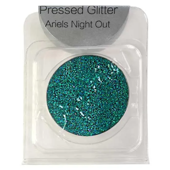 Prima Makeup Pressed Holographic Green Blue Glitter Multi-Tonal Eyeshadow  - Ariel's Night Out