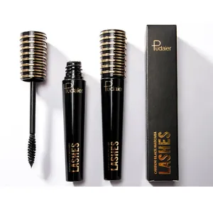 Pudaier 1PC 8ML 3d Brush Head Long Natural Mascara Fiber Carbon Black Mascara Lashes Waterproof Makeup Super Curling Cosmetics