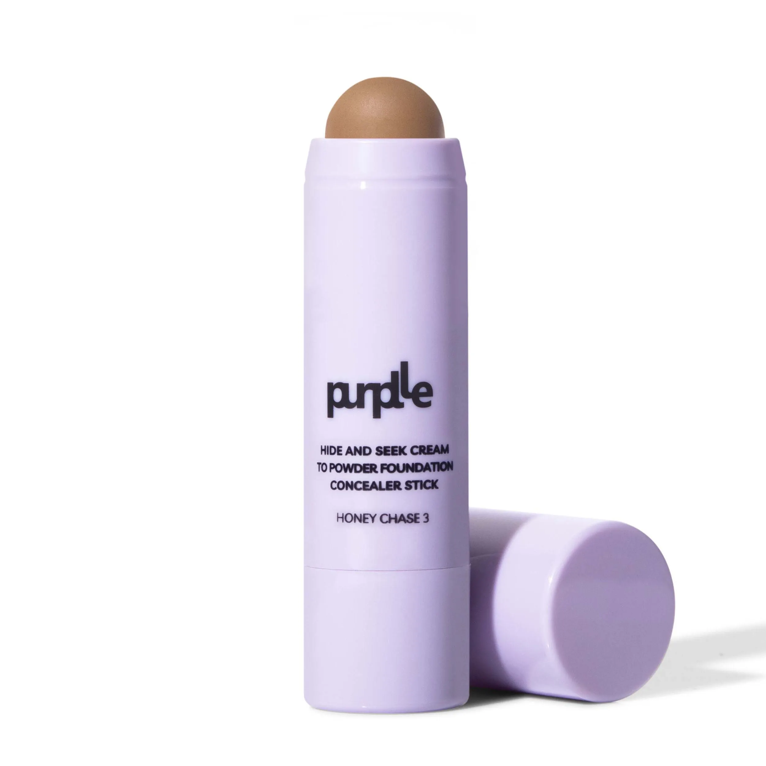 Purplle Hide and Seek Cream to Powder Foundation Concealer Stick Honey Chase 3