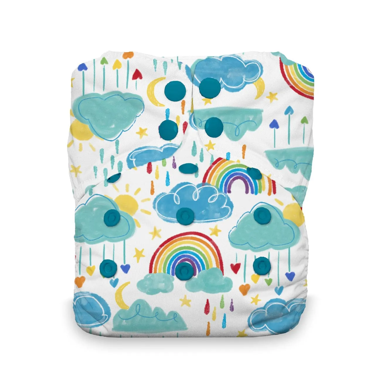 Rainbow One Size All in One Diaper
