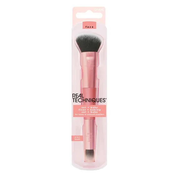 Real Techniques 2 In 1 Bake   Brush Set