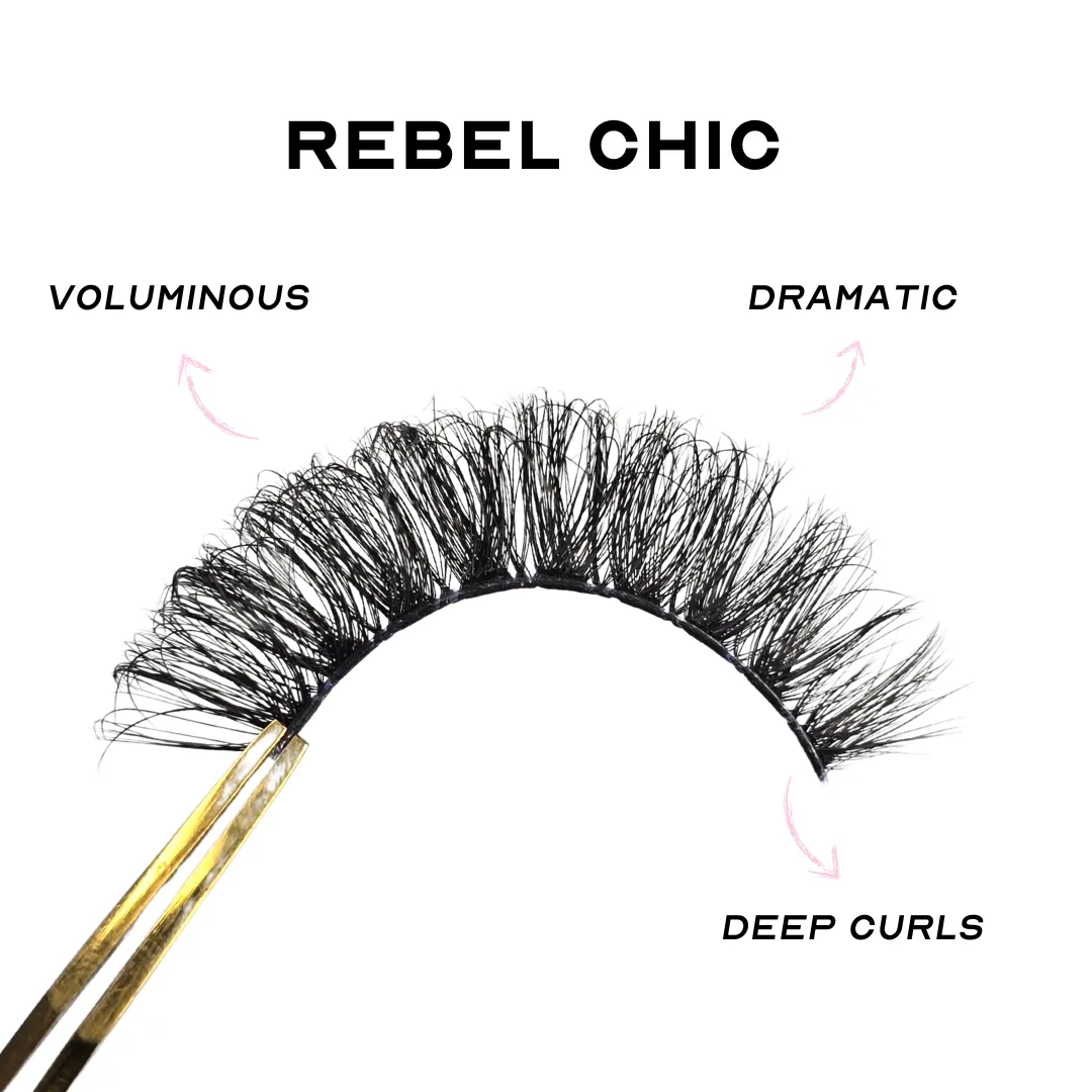 REBEL CHIC - Strip Lashes - Vegan False Eyelashes