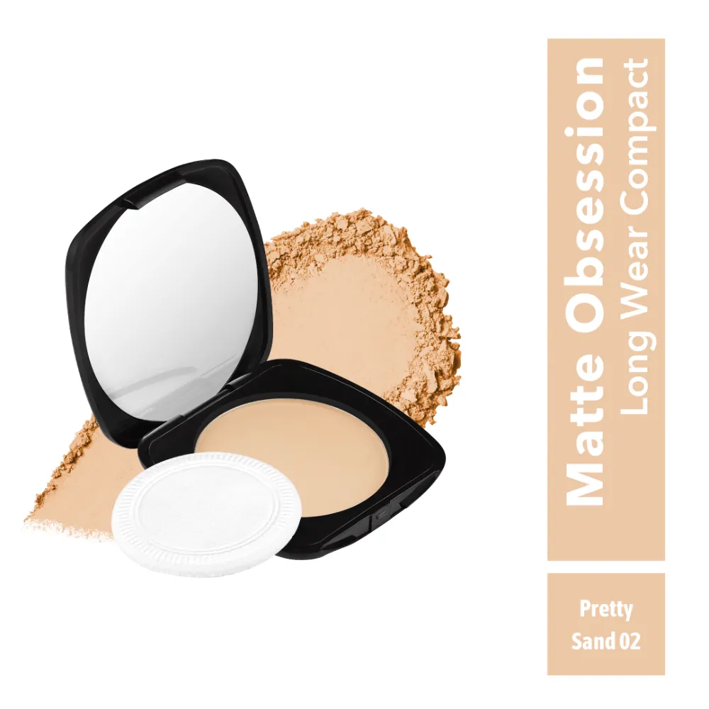 Rebellion Matte Obsession Long Wear Compact Powder