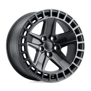 Redbourne Alston 20X8.5 5X120 25mm Matte Black W/ Machined Dark Tint Lip