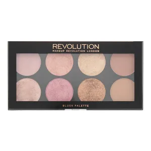 Revolution Blush Golden Sugar 2 Rose Gold Blush Palette 8 x 1.625g