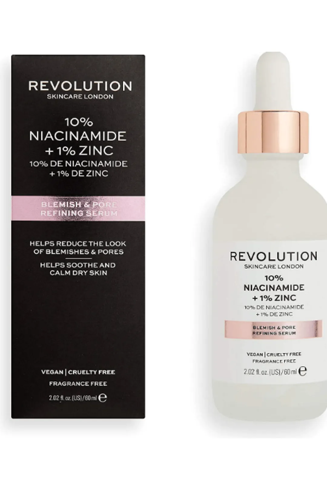 Revolution Skincare 10% Niacinamide   1% Zinc Blemish & Pore Refining Serum