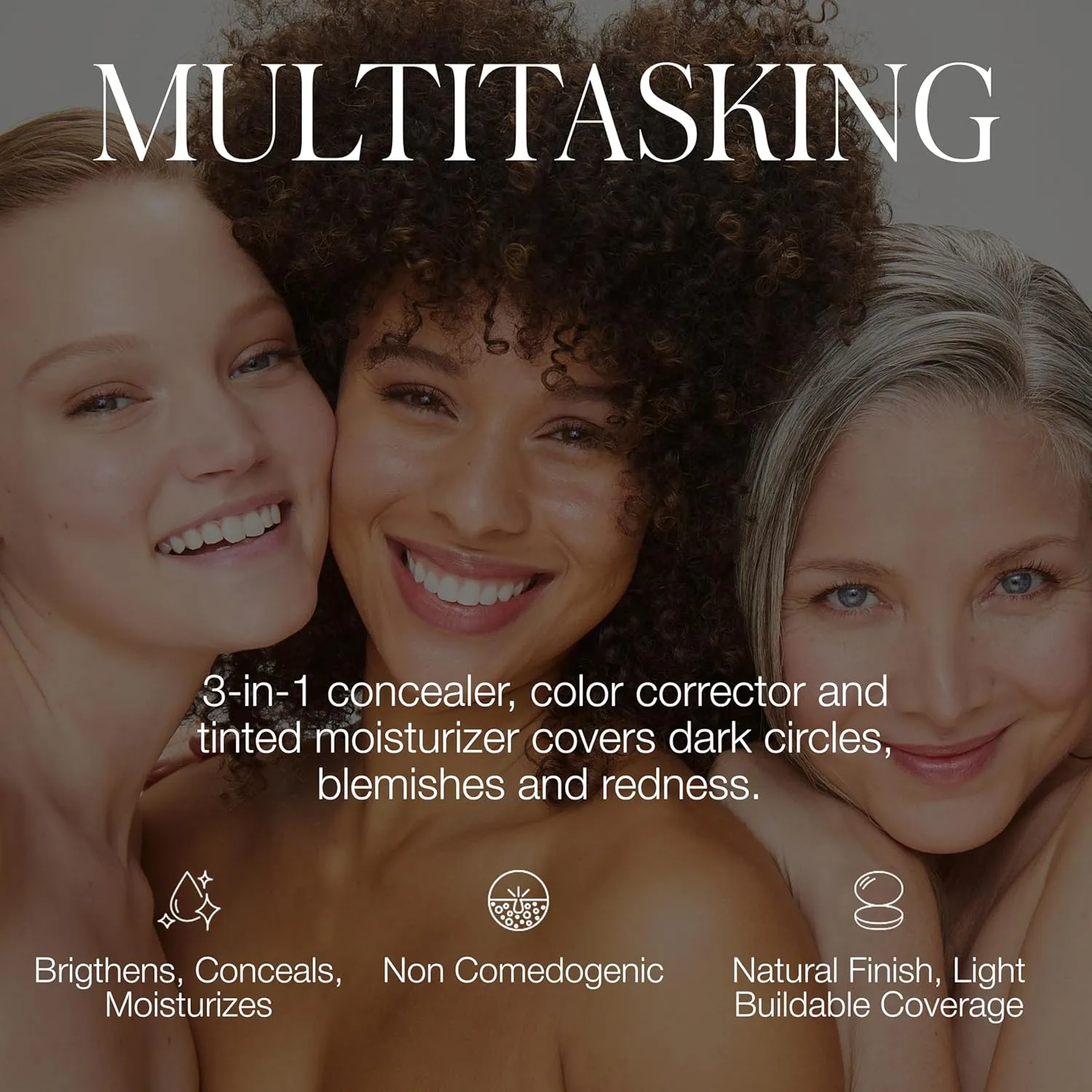 RMS Beauty UnCoverup Cream Concealer  Full Coverage, Hydrating Makeup for Dark Circles and Mature Skin