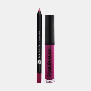 Rooberry - 2Pcs Lip Kit, Lip Gloss & Lipliner Kit - Berry Pink