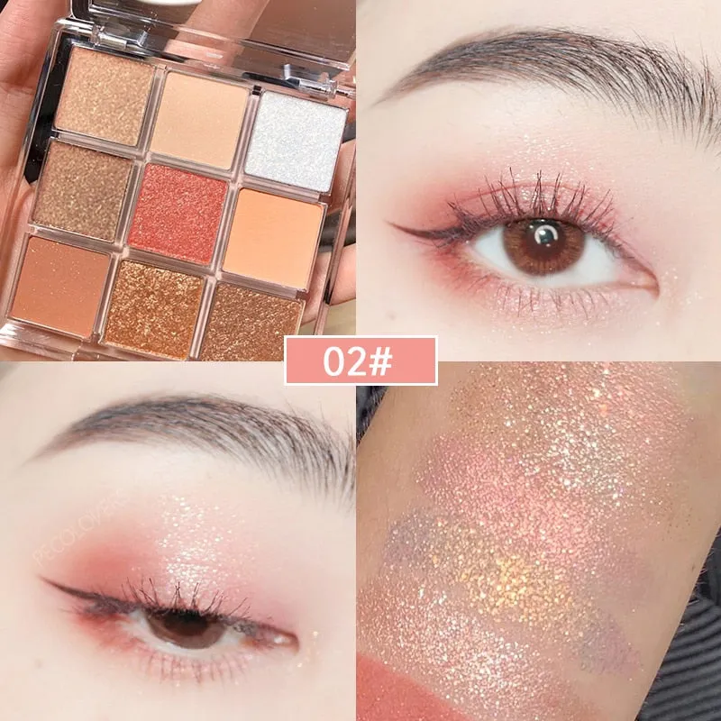 Rose Pink Color Eyeshadow Palette