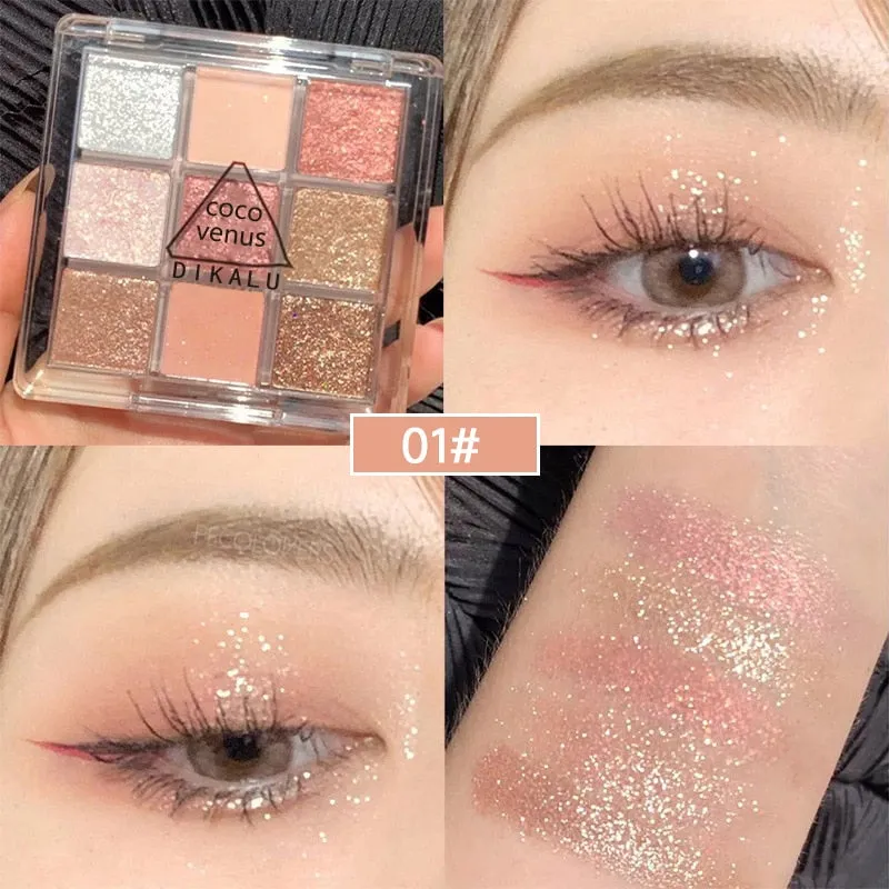 Rose Pink Color Eyeshadow Palette