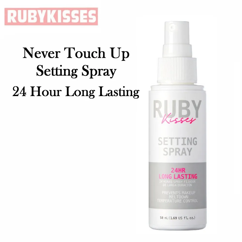 Ruby Kisses Never Touch-Up Setting Spray, 24 Hour Long Lasting (RFS01)
